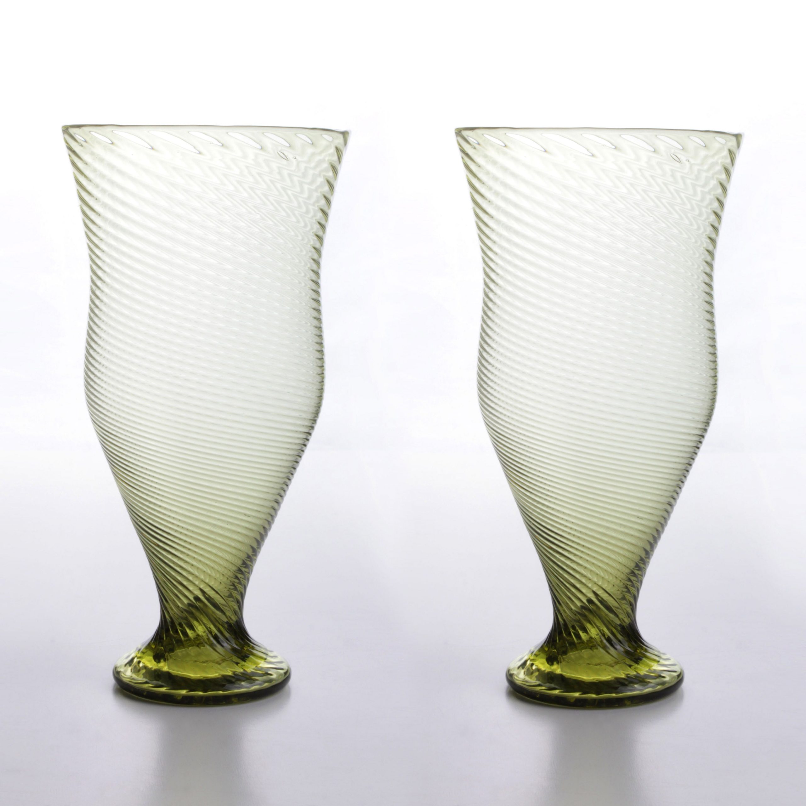 Only 52.80 usd for Roman Glass Cup with Linear Reliefs (Large) in Pair  Online at the Shop