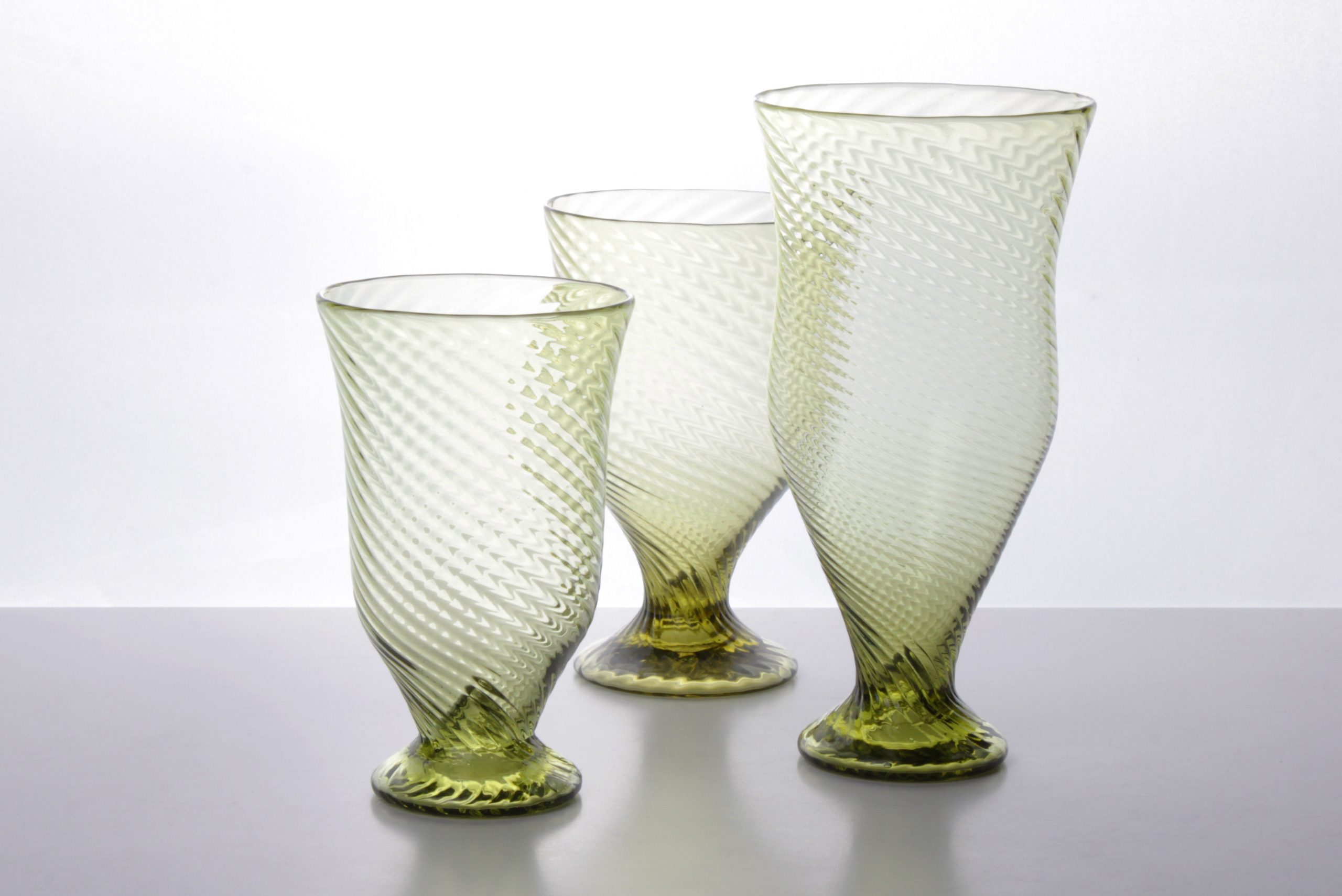 Only 52.80 usd for Roman Glass Cup with Linear Reliefs (Large) in Pair  Online at the Shop